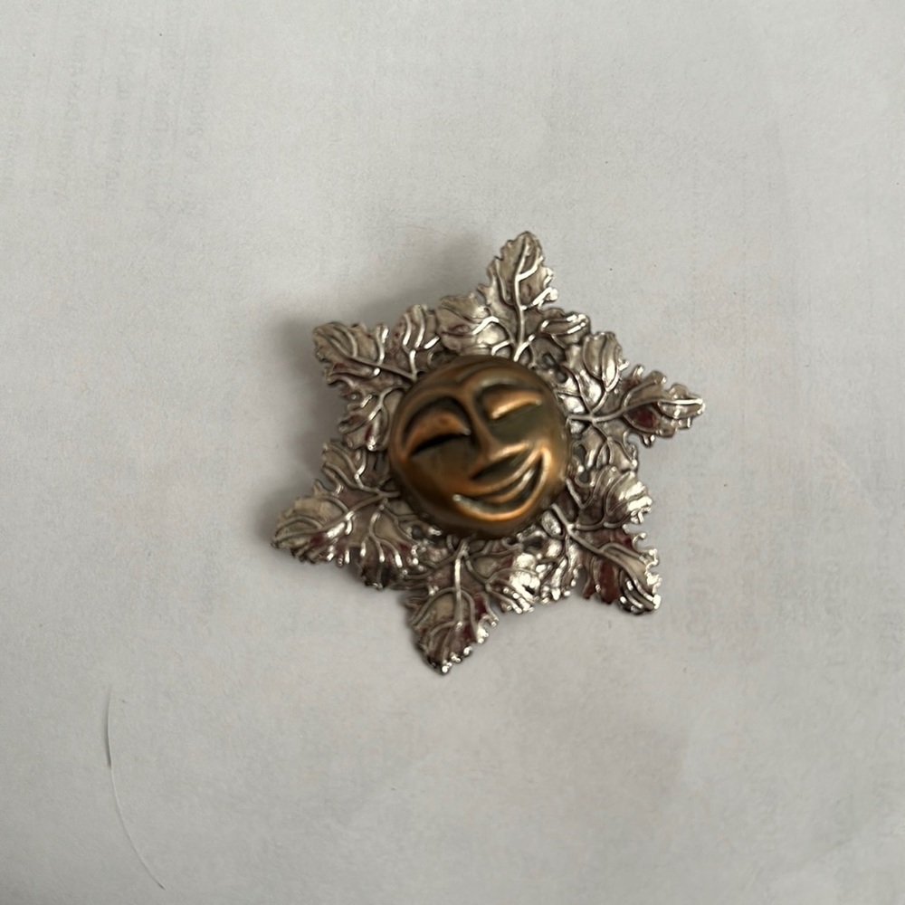 Sylvia Dahl  signed clip pin